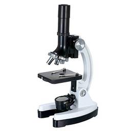 Romacci Kit de microscópio infantil ocular grande 100X-1200X Microscópio metálico de alta definição de alta potência com fonte de luz Lupa microscópica de experiência educacional infantil com caixa de plástico HM1200