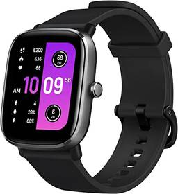 Novo 2022 Amazfit GTS 2 mini Nova Versão Smartwatch Monitoramento do Sono 68+Modos Esportivos Smart Watch For Android Para iOS (Black)