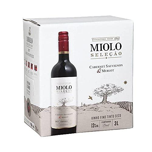 Vinho Miolo Tinto Seleção Cabernet Sauvignon Merlot Bag-in-box 3L