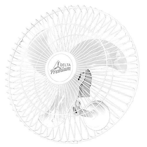 Venti-Delta Oscilante de Parede Premium 60 cm, Bivolt – Grande Aço, 736423, 170 W, Branco
