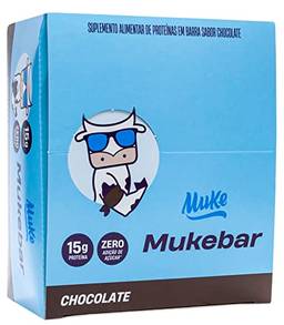 Barra de Proteina Sabo Chocolate MukeBar Zero Açúcar Display 12und de 60gr - +Mu
