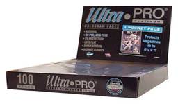 Ultra Pro Página de platina de 1 bolso com bolso de 21 cm x 28 cm 100 ct.