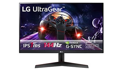 Monitor LG UltraGear 24GN600-24" IPS Full HD, 144Hz, 1ms (GtG), AMD FreeSync, Ajuste de Inclinação