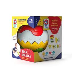 Brinquedos Estrela Educativo Bola Encaixa - 8000010, Multicor