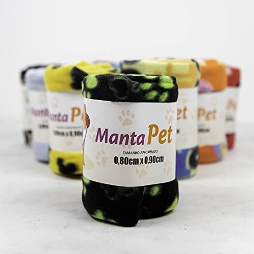 Manta Pet Soft Estampado Cachorro e Gato (0,80 x 0,90) (Macho)