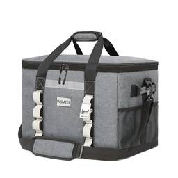INSMEER 48 Litros Bolsa Termica Isotérmico Grande Cooler Bag Sacola Para acampamento Cinza escuro
