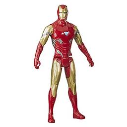 Boneco Marvel Avengers Titan Hero, Figura de 30 cm Vingadores - Homem de Ferro - F2247 - Hasbro, Vermelho e dourado