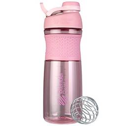 Coqueteleira BlenderBottle SportMixer perfeita para shakes de proteína e pré-treino, 800 ml, rosa