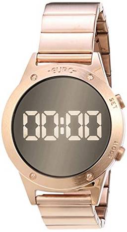Relógio Euro, Pulseira de Aço Inoxidável, Feminino Rosé EUJHS31BAC/K4D