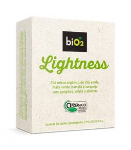 Bio2 Lightness Chá de Infusão Orgânico Sabor Misto de Ervas 90 G Contém 60 Sachês Envelopados