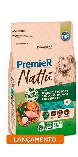 Premier PET NATTU CAES ADULT RACAS PEQUENAS ABOBORA 2.5 kg