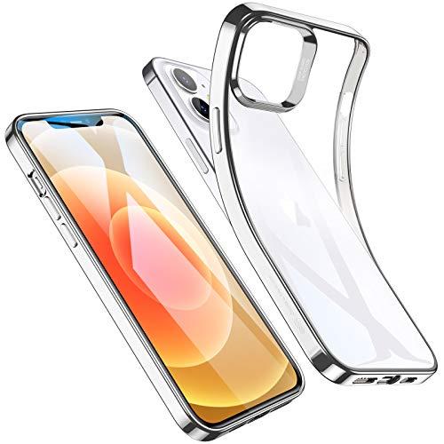 ESR Essential Zero para iPhone 12mini Case, Slim Clear Soft TPU, Capa de Silicone Flexível para iPhone 12mini 5.4 polegadas (2020), Prata