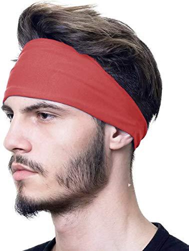 Bandana Headband Proteção UV 50+ Aventura Esportes Faixa Touca Unissex – Vermelho