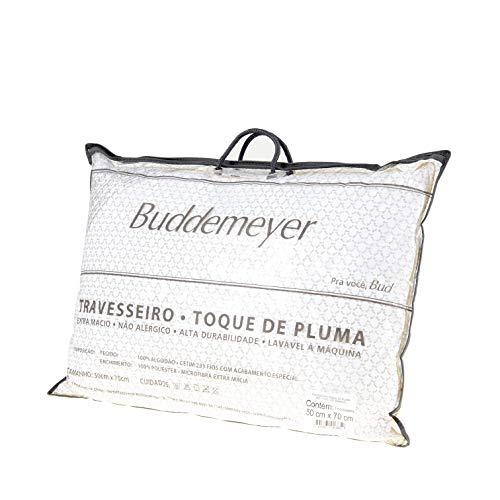 Travesseiro Toque de Pluma, Avulso, 50x70 cm, , Branco, Buddemeyer