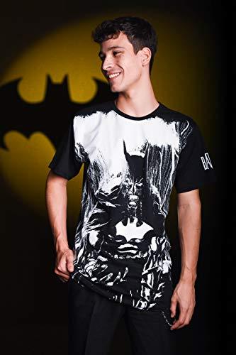 Camiseta Batman chuva, Piticas, infantil unissex, Preto, 6