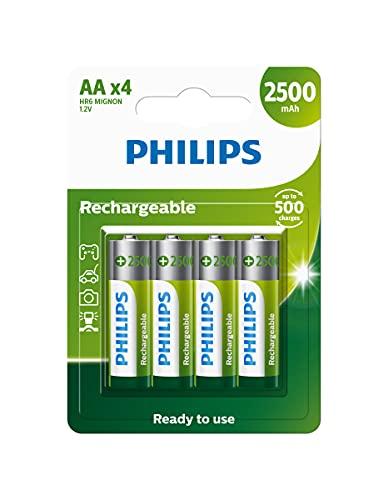 Pilha Philips recarregável AA 1.2V 2.500mAh C/04