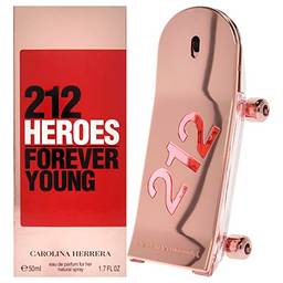 Perfume EDP Feminino 212 Heroes, Rosa, Carolina Herrera, 50 ml