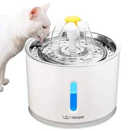 2.4L Bebedouro Gato Tipo Fonte, Bebedouro Fonte De Água Para Cães Gatos Elétrico Pet,Substituição Do Filtro Da Fonte Para Gatos (Modelo 2)