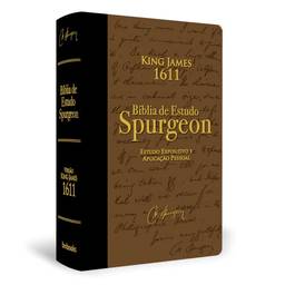 Bíblia de estudos e sermões de C.H. Spurgeon - Capa luxo