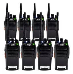 Haiz Kit 8 Rádios Comunicador Walktalk Com Fone HZ-777S