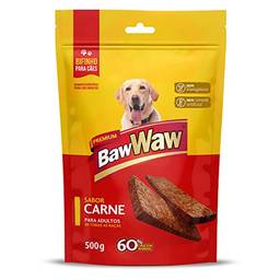 Bifinho Baw Waw para cães sabor Carne 500g