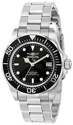 Invicta Relógio masculino de aço inoxidável 9307 Pro Diver Collection, Aço inoxidável, 9307