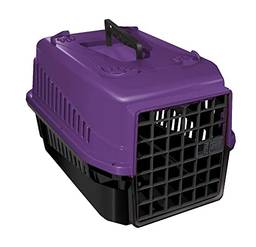 Caixa De Transporte Color N4 Cachorro Gato Cão Cor:lilás
