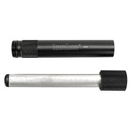 Kershaw Afiador de lâmina Ultra-Tek (2535); aço de afiação de 10 cm; eixo oval revestido com diamante de 600 graus; cabo de alumínio anodizado leve 6061-T6; design compacto, portátil; 60 g, pequeno