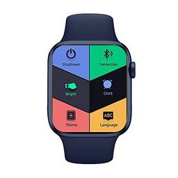 Smartwatch IWO 13 Play, 44mm, Tela 1.75 HD'', Bluetooth 4.0 - Azul