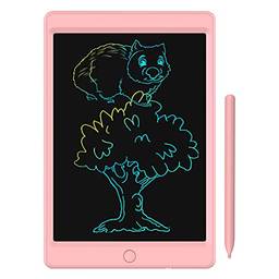 Eastdall Tablet De Escrita Lcd,LCD Writing Tablet 10,5"Doodle Drawing Pad Placa colorida escrita à mão com caneta magnética