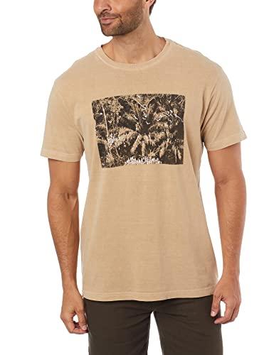 Camiseta,T-Shirt Stone Pantanal Paisagem,Osklen,masculino,Caqui,GG