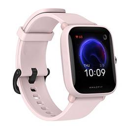 Amazfit Bip U Pro Smart Watch com Alexa integrado para homens, gps Fitness Track5 ATM à prova d'água, para iPhone Android Phone (pink)