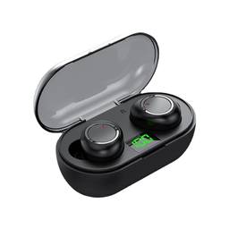 SZAMBIT Fone de Ouvido Sem Fio Bluetooth 5.1 TWS,Fone de Ouvido para Jogos com Redução de Ruído com Estojo de Carregamento, Controle touch,Fones de Ouvido Estéreo para Esportes à Prova D'água,Preto