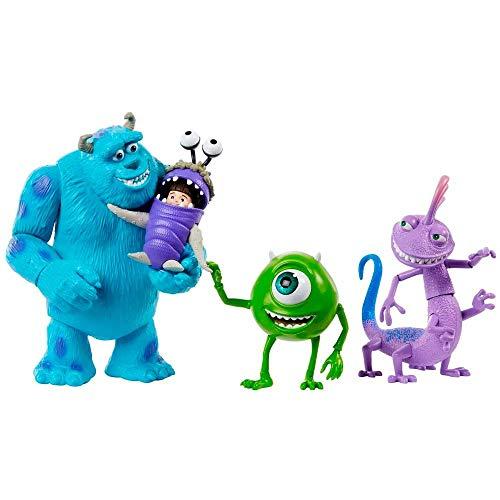 Figuras Disney Monstros SA, Sully, Mike, Boo e Randall, Multicolorido, GMD17, Mattel
