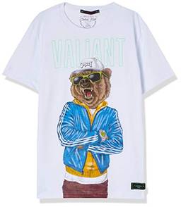 Camiseta Bear Valiant, Colcci Fun, Meninos, Branco, 6