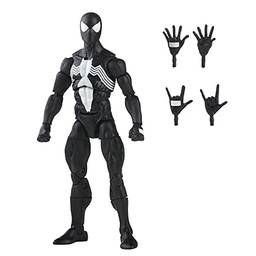 Marvel Legends Series Figura de 15 cm com Acessórios - Symbiote Spider-Man - F3697 - Hasbro, Preto e branco