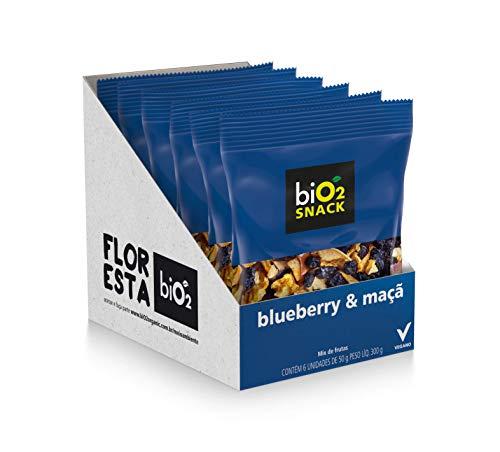 Snack Maçã e Bluberry Bio2 6 Unidades de 50g