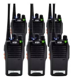 Haiz Kit 6 Rádio Comunicador 16 Canais Comunicação Segura e Confiável HZ-777S