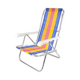 Bel Lazer Cadeira Reclinaver 8 posições, aluminio (cores sortidas)