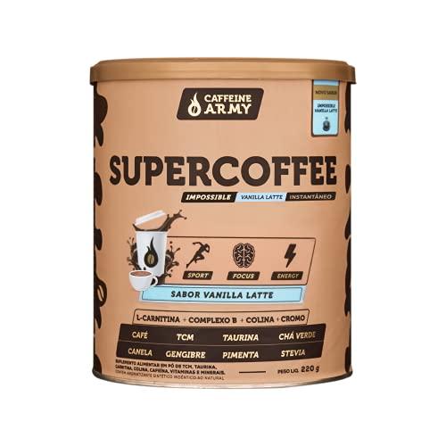 SuperCoffee 220g Vanilla Latte, Caffeine Army