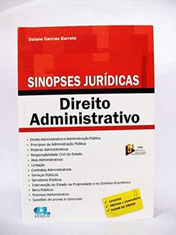 Sinopses Jurídicas Direito Administrativo