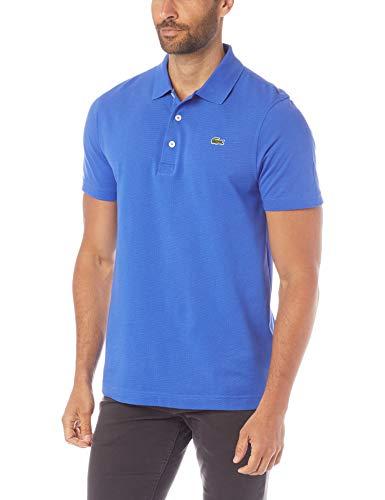 Camisa Polo Regular Fit, Lacoste, Masculino Azul P