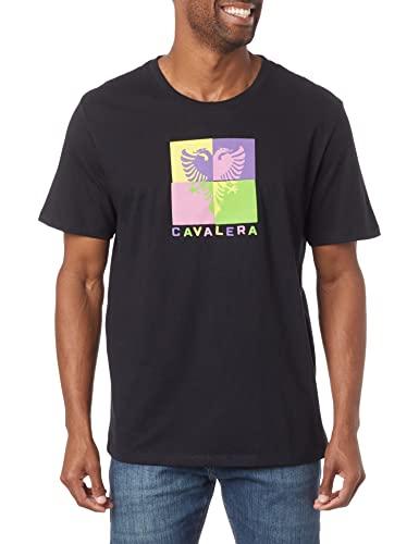 T-Shirt Cavalera Comfort Color Block, Masculino, Cavalera, Preto, GG