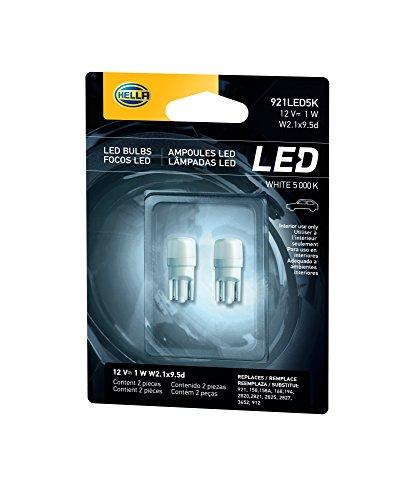 HELLA - Lâmpadas Automotivas LED 921 - 12V 1W 5000K (para Iluminação de Cortesia)