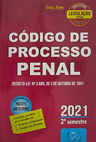 Código de Processo Penal 2021 - 5ª Edição - 2º Semestre - Série Neon