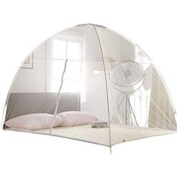 Garneck Rede de mosquiteiro pop-up portátil para barraca de malha com mosquiteiro, rede dobrável para camas, bebês, adultos, acampamento, tamanho P