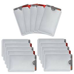 Conjunto com 15 Cartões com Proteção Owfeel, RFID, À Prova D'Água