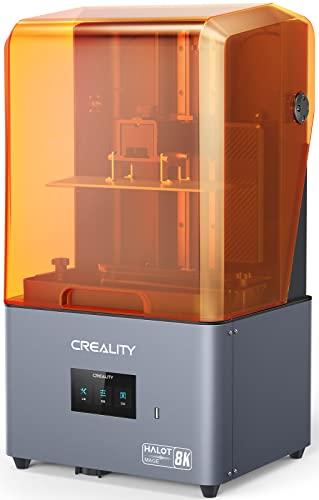 Impressora 3D de resina Creality Halot-Mage 8K de alta precisão com LCD monocromático de 10,3 pol. Impressora de resina UV MSLA com luz integral e impressão rápida Trilhos duplos de eixo Z
