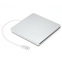 Leitor de DVD ROM externo Andoer, USB 2.0, portátil, Ultra Slim para iMac/MacBook/MacBook Air/PC portátil Pro