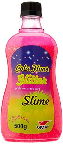 Cola Color Fluo Gli 500G Cor Unica Caixa C/6 Pink